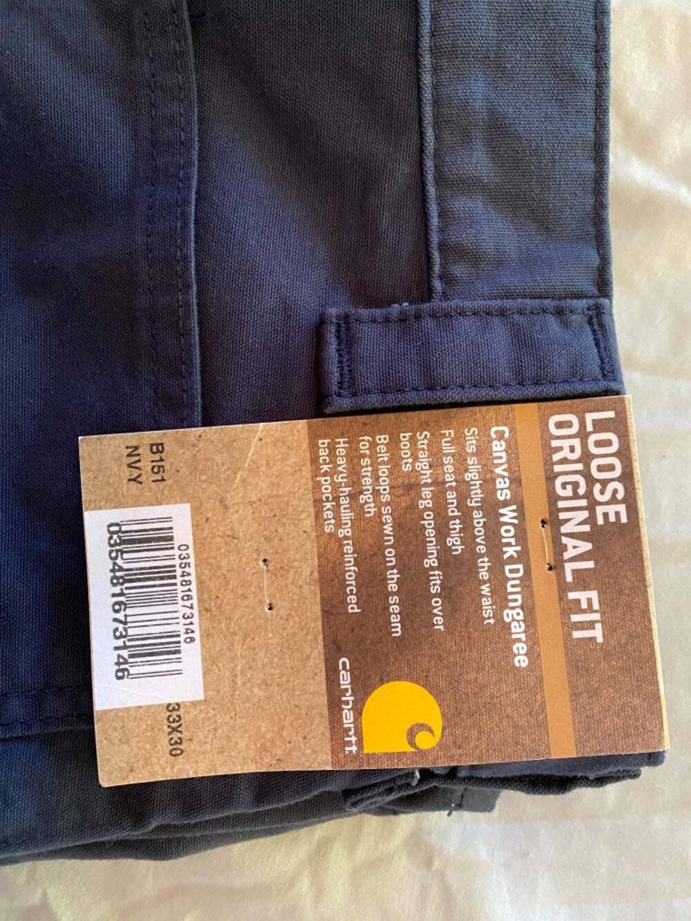 NWT Carhartt B151 pants